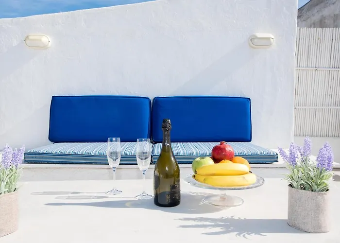 Mykonos Panorama With Private Terrace & Sea View Tatil Evi Mykonos Town