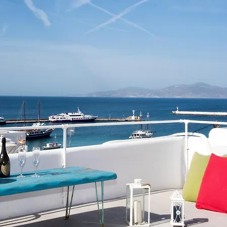 Mykonos Panorama With Private Terrace & Sea View Mykonos Town