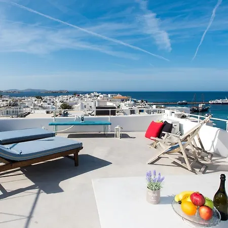 Mykonos Panorama With Private Terrace & Sea View Mykonos Town