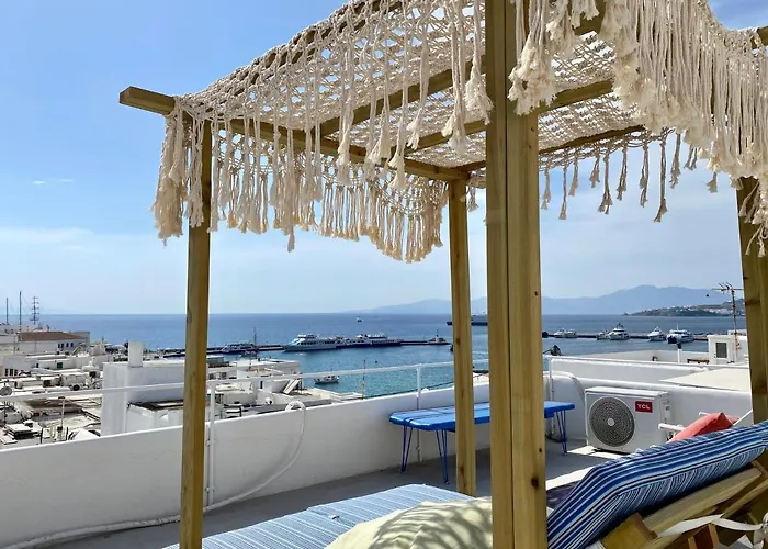 Mykonos Panorama With Private Terrace & Sea View Mykonos Town