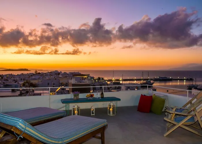 Mykonos Panorama With Private Terrace & Sea View *
